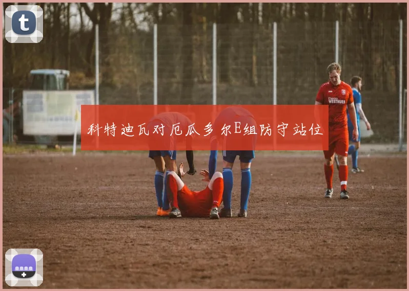 科特迪瓦对厄瓜多尔E组防守站位