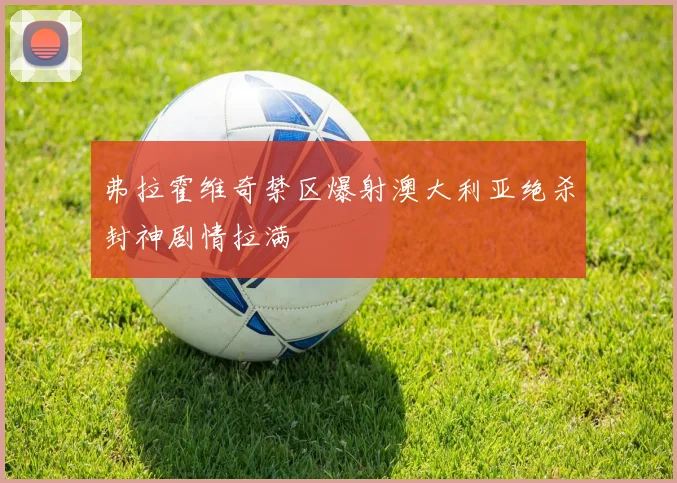 弗拉霍维奇禁区爆射澳大利亚绝杀封神剧情拉满